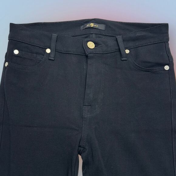 7 FOR ALL MANKIND Women’s 25 Black Jeggings - Picture 1 of 4